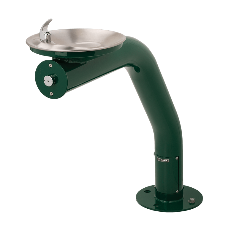 3380 - ADA Outdoor Vandal-Resistant Steel Pedestal Fountain - Haws Co