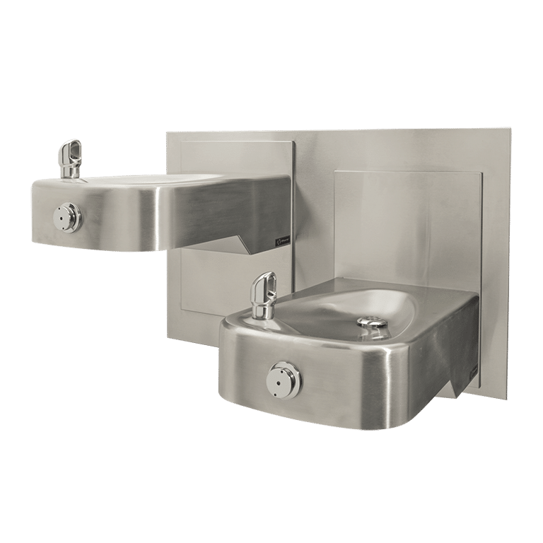 Barrier-Free Dual Wall Mount Fountain