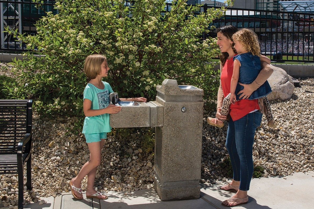 Drinking Fountains Outdoor Park