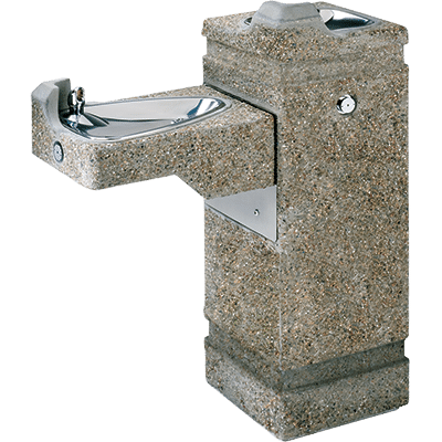3150 Outdoor Concrete Pedestal Drinking Fountain
