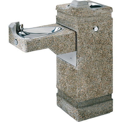 3150 Outdoor Concrete Pedestal Drinking Fountain