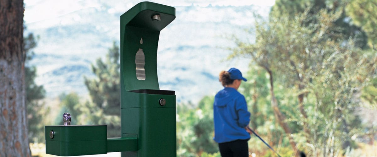 Outdoor Drinking Water Fountains and Bottle Fillers
